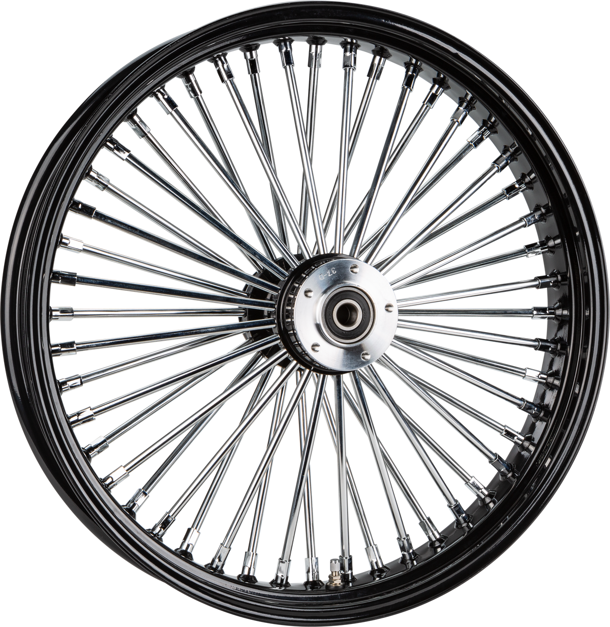 Fr 48 Spk Dd Black 23x3.5 Wg Hub 3/4&quot; Axl 00 Ltr
