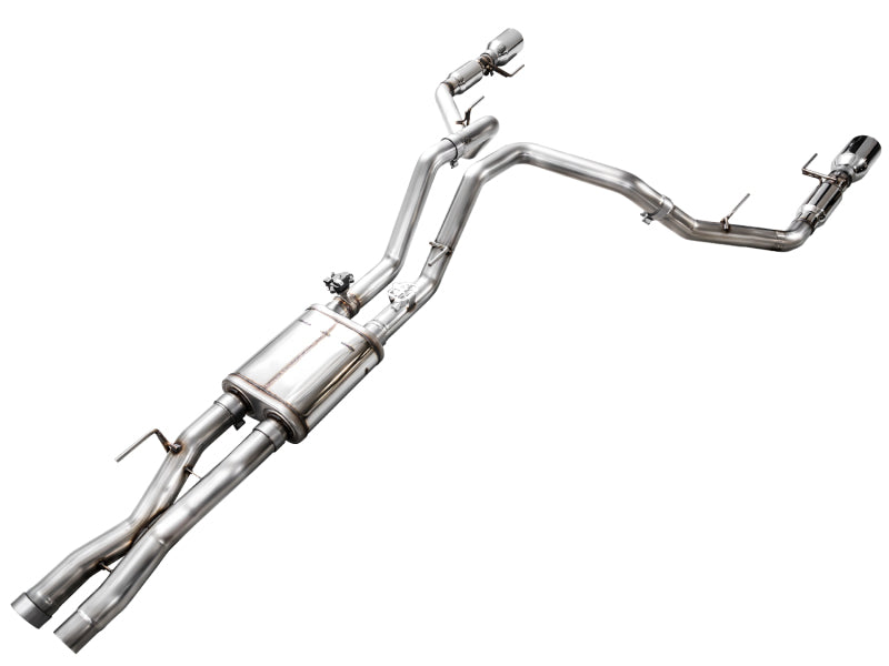 AWE Gen 3 Raptor SwitchPath Exhaust  - Chrome Silver Tips