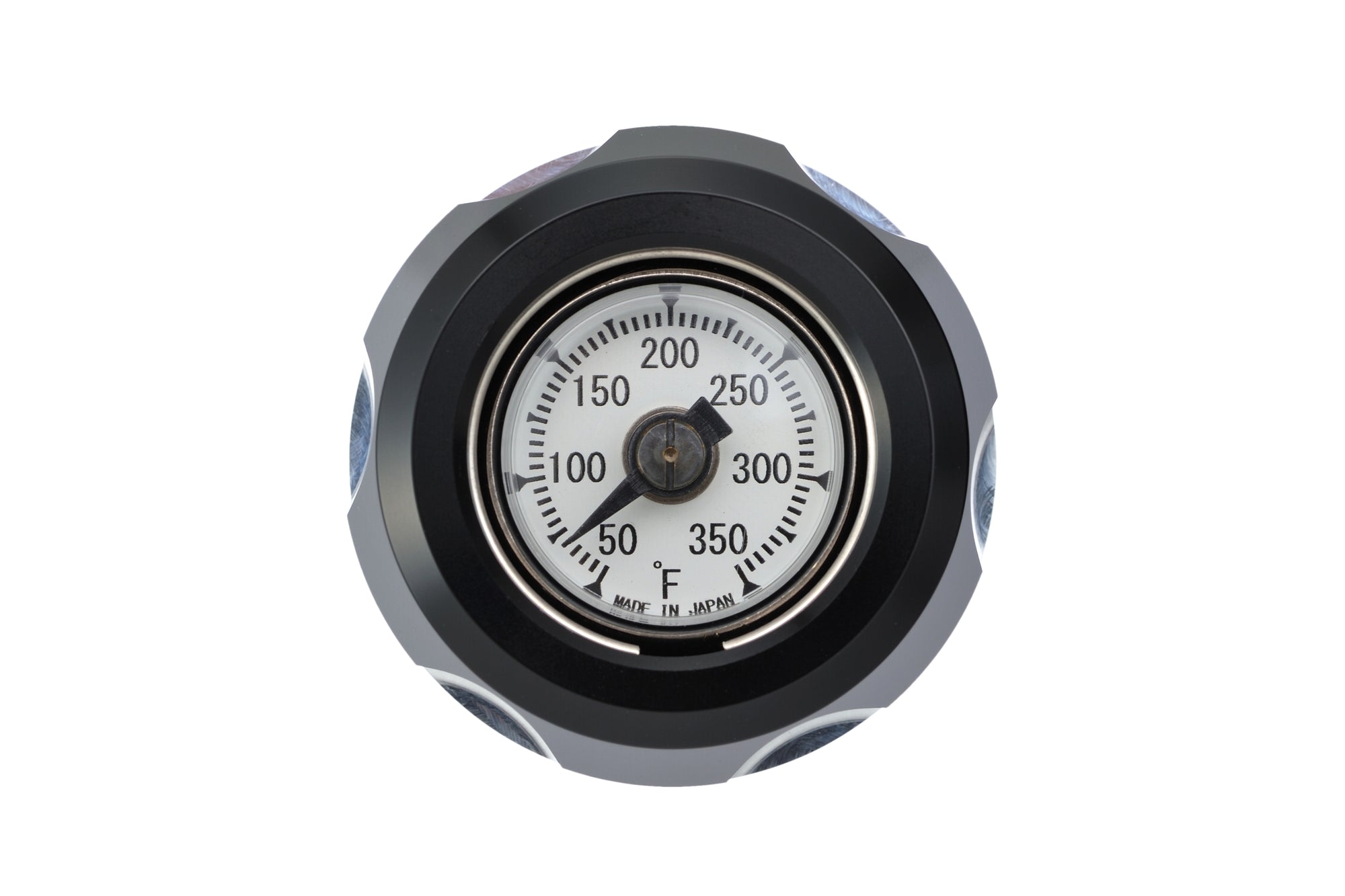 Oil Temp Dip Stick M8 Black And Machined