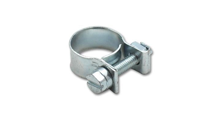 Vibrant Fuel Injector Style Mini Hose Clamps 11-13mm clamping range Pk of 10 Zinc Plated Mild Steel