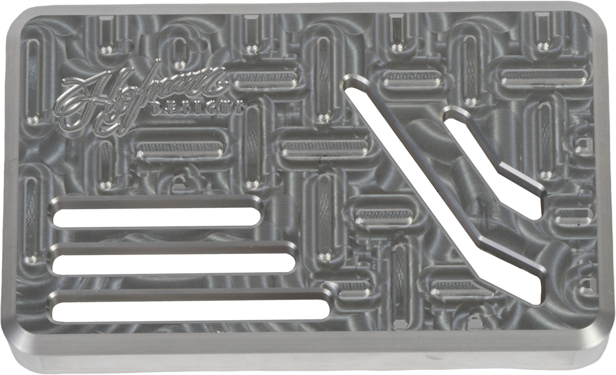 H/D Billet Brake Pedal Pad Raw Flt