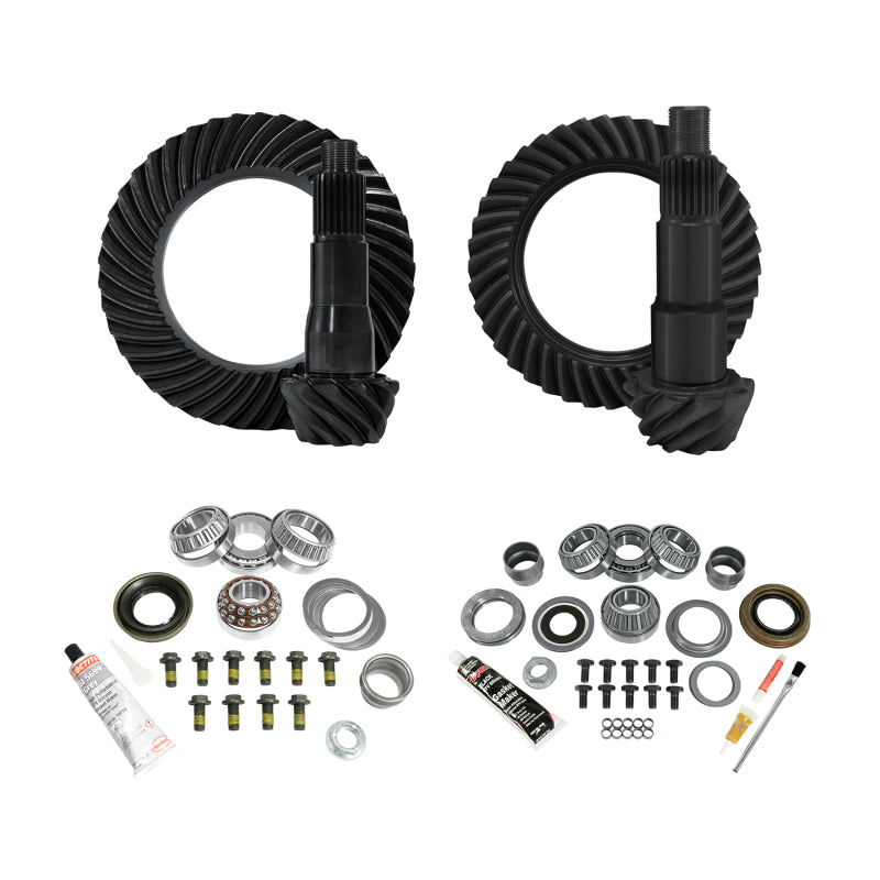 Yukon Complete Gear and Kit Pkg. for JL Jeep Non-Rubicon w/ D35 Rear &amp; D30 Front - 4:56 Gear Ratio