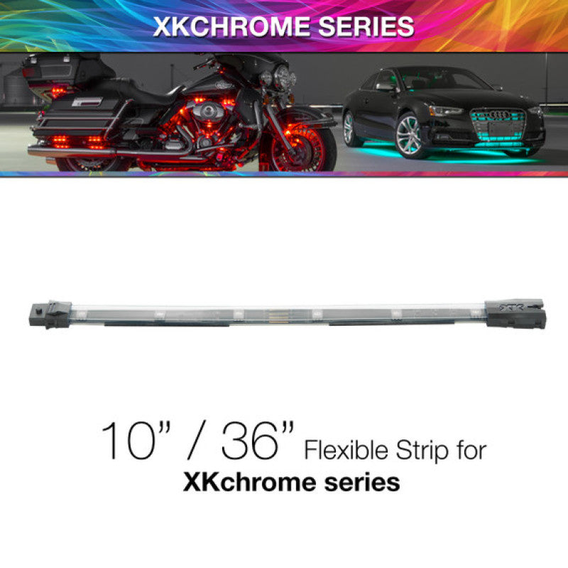 XK Glow 10in Multi Color Flexible Strip for XKchrome &amp; 7 Color Series