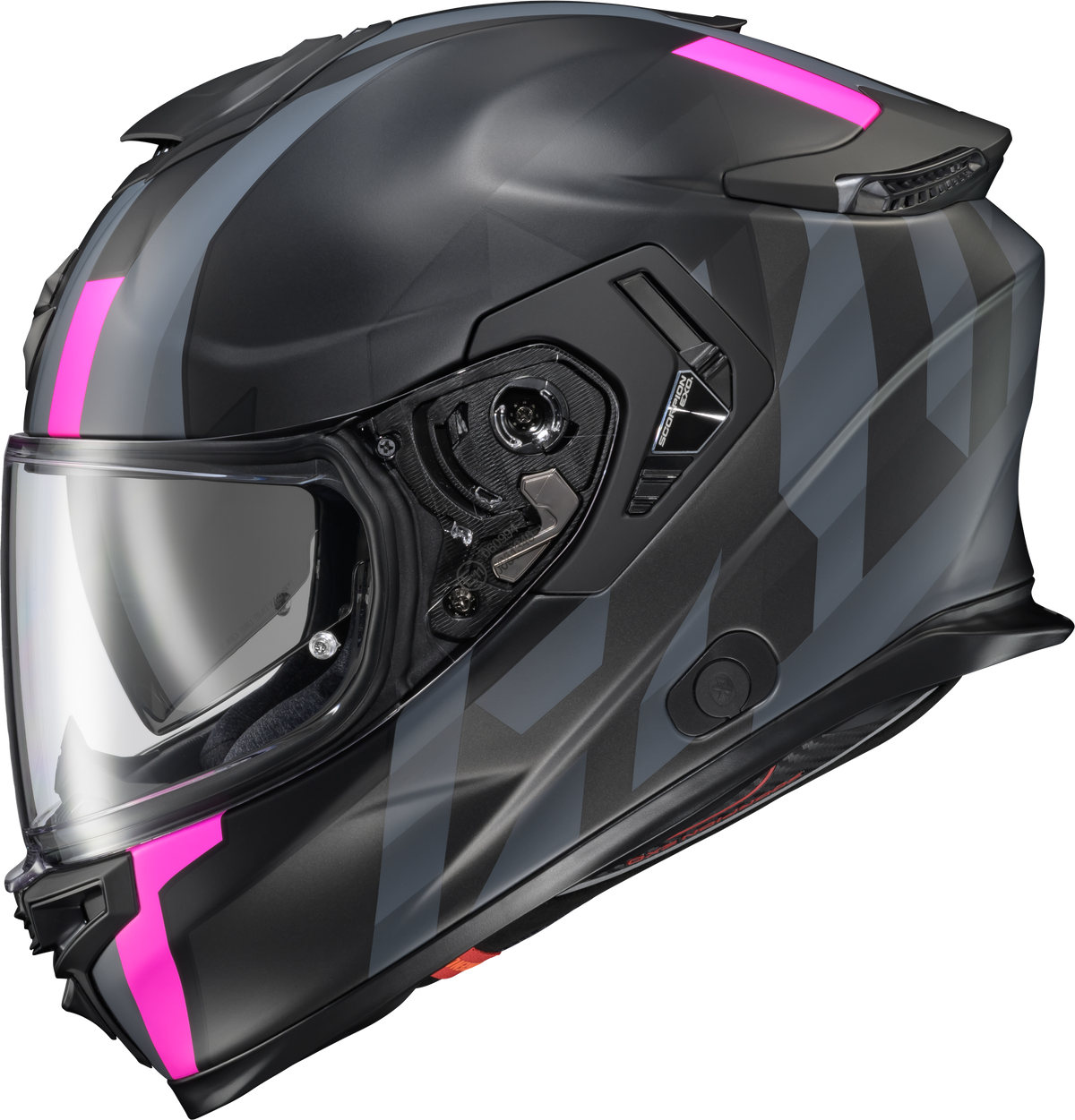 Exo Eclipse Full Face Helmet Pivot Pink Sm
