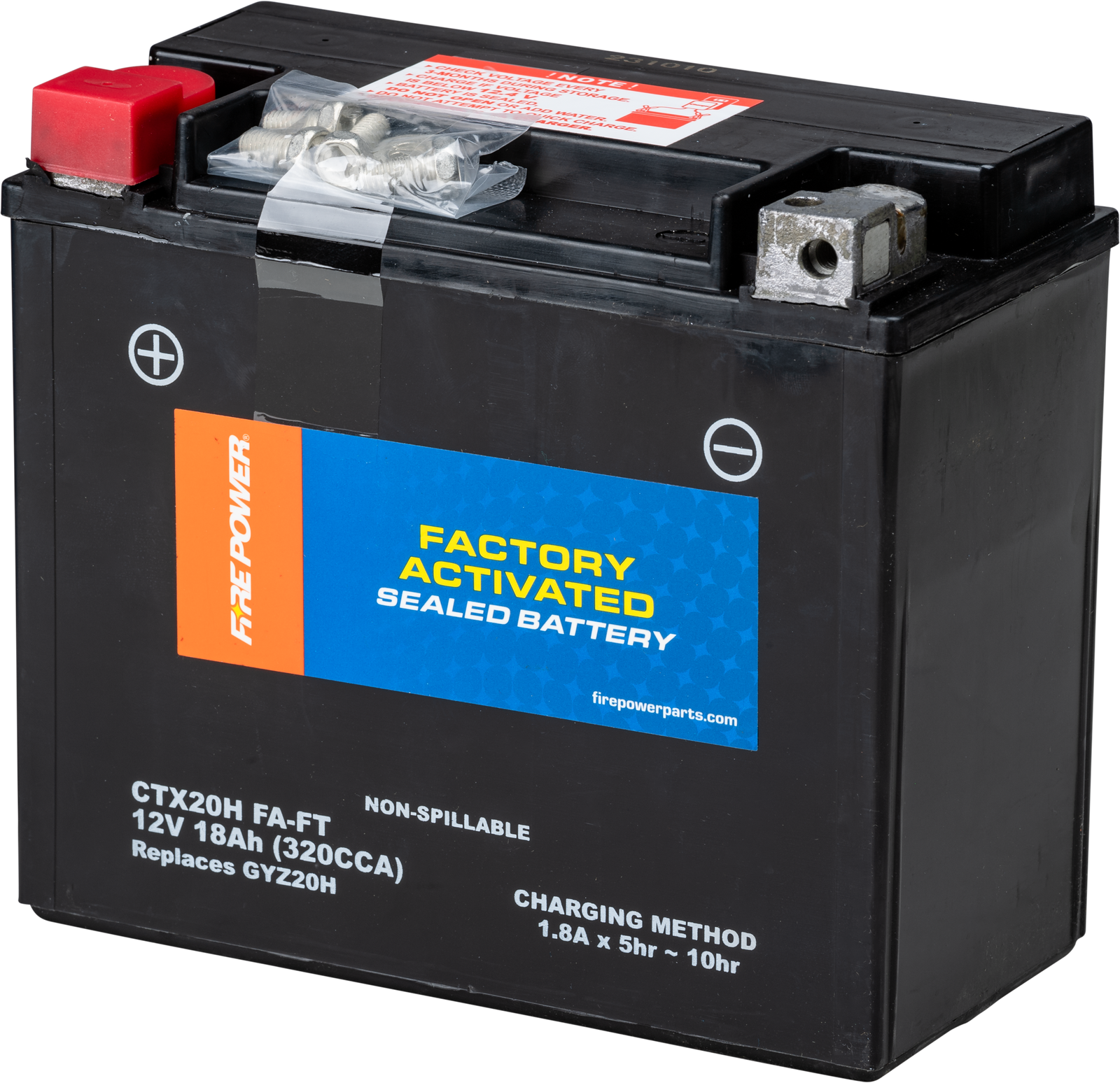 Battery Ctx20h (Fa) Ft Sealed Factory Activated