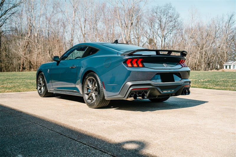 Corsa 24-25 Ford Mustang Dark Horse 5.0L 3in Dual Rear Cat-Back w/Twin 4.5in Black PVD Straight Tips