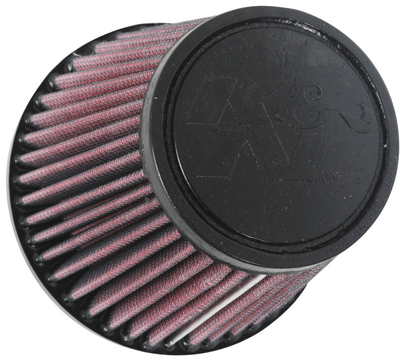 K&amp;N Universal Clamp-On Air Filter 3-1/8in FLG / 4-15/16in B / 3-1/2in T / 4-3/8in H