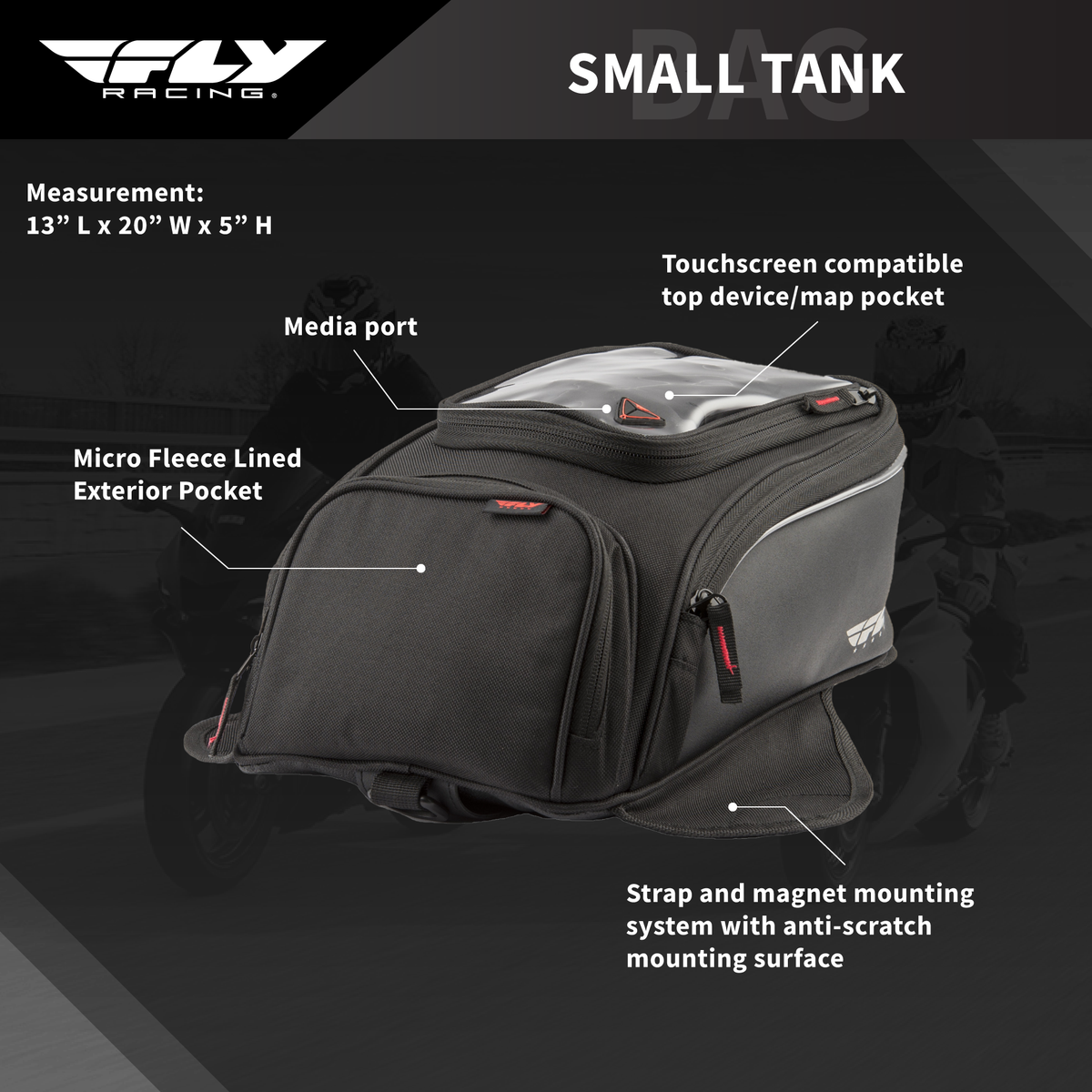 Small Tank Bag Black