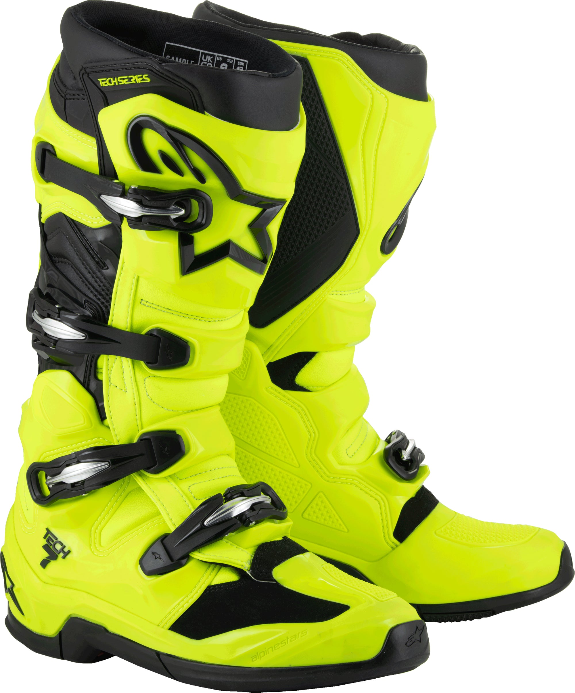 Tech 7 Boots Yellow Fluo/Black 12