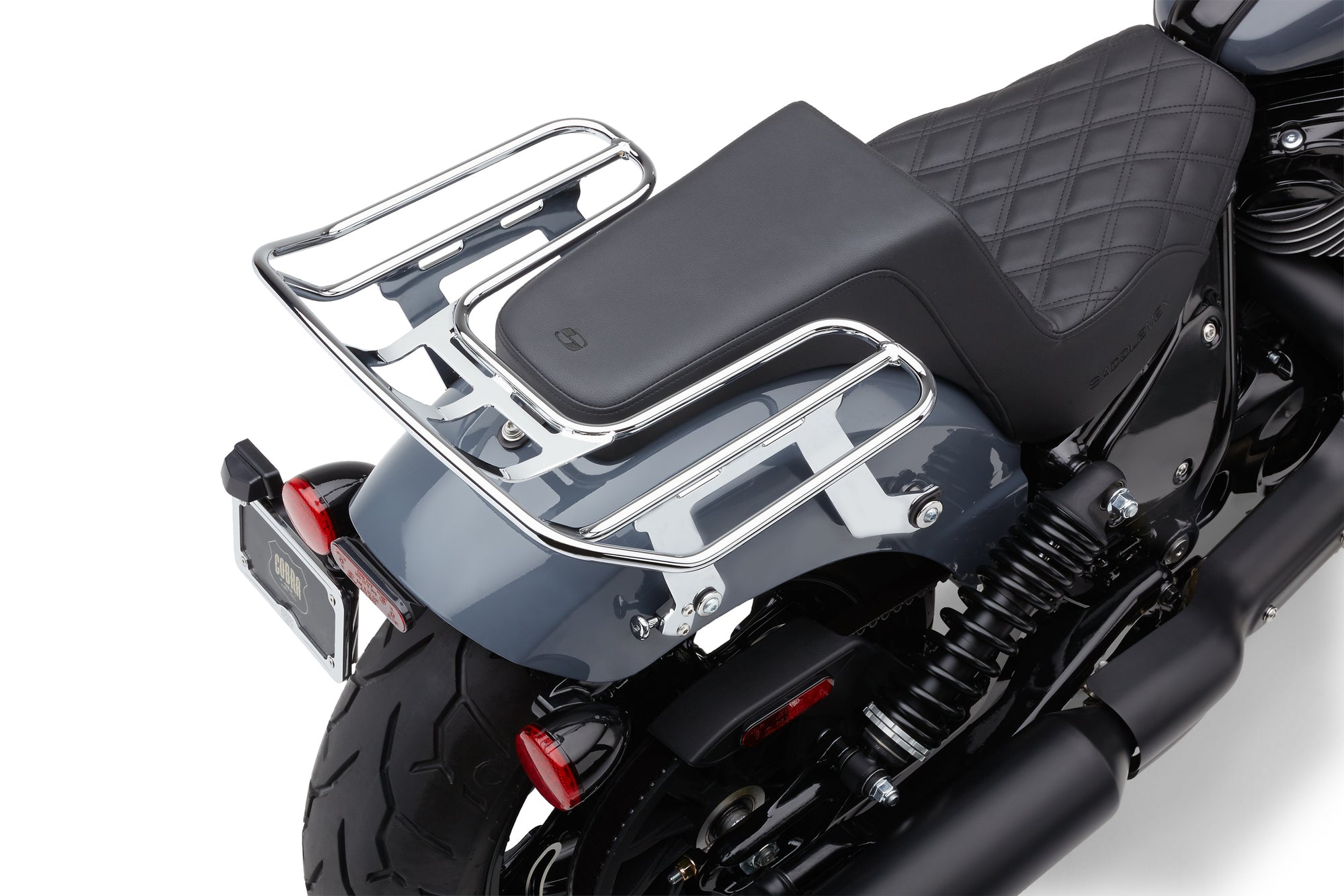 Detach Big A Lug Rack 2 Up Chrome Chief 22
