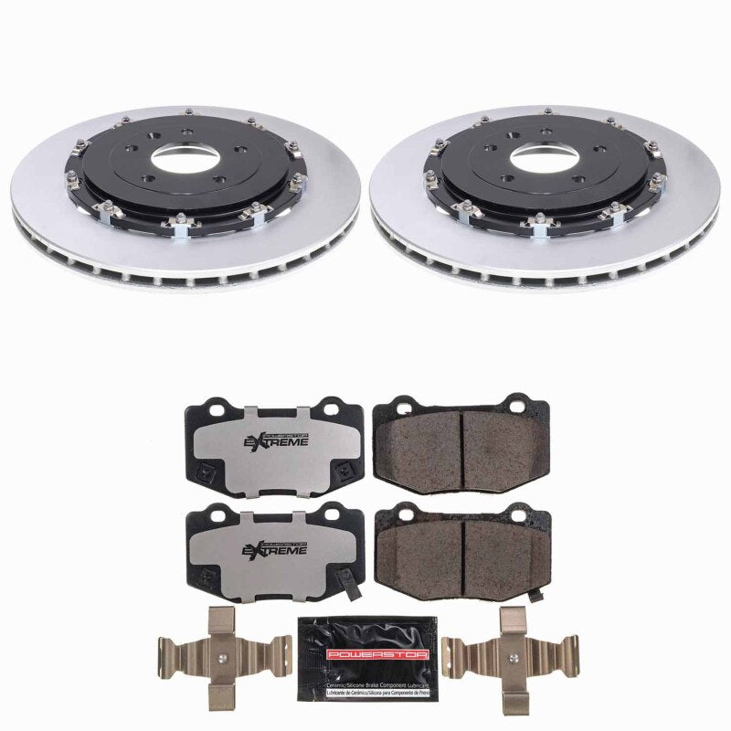 Power Stop 15-19 Chevrolet Corvette Rear Z26 Coated Truck &amp; Tow Brake Kit