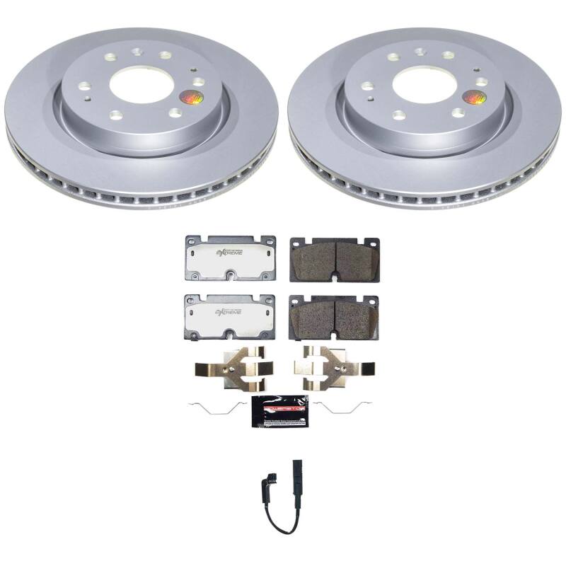 Power Stop 23-25 Chevrolet Colorado Front Z36 Coated Truck &amp; Tow Brake Kit