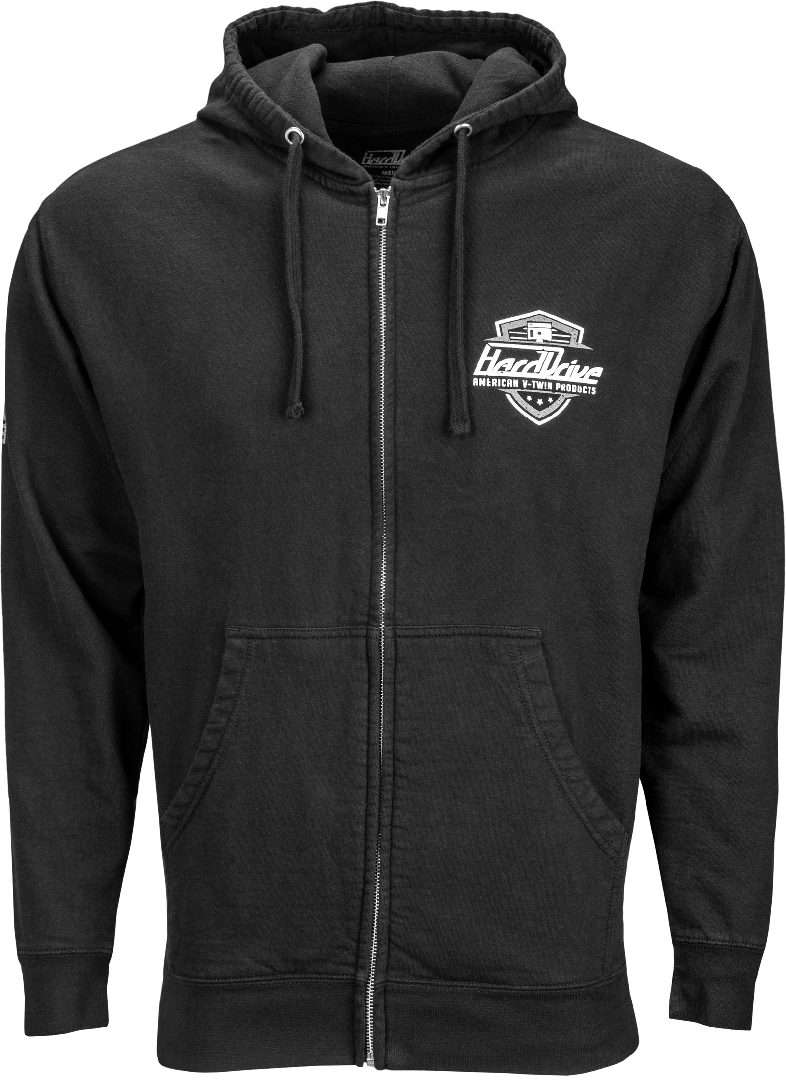 Harddrive Shield Hoodie Black/White 3x