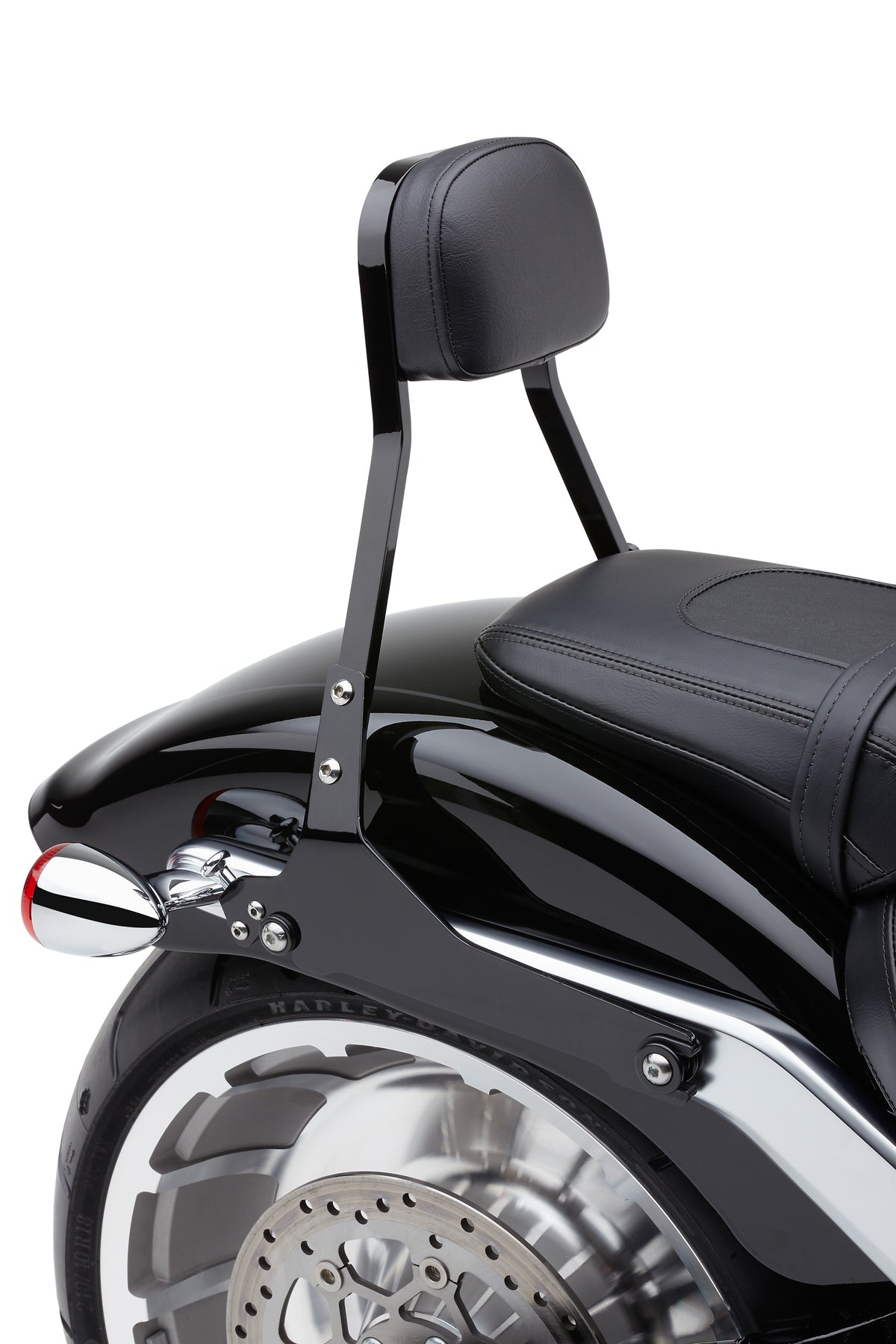 Detachable Backrest Round Black Flsb 18 22