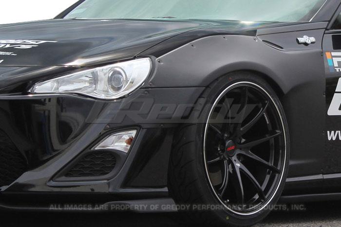 GReddy X Rocket Bunny Front Over-Fender &amp; Front Bumper Trim (4 pcs)