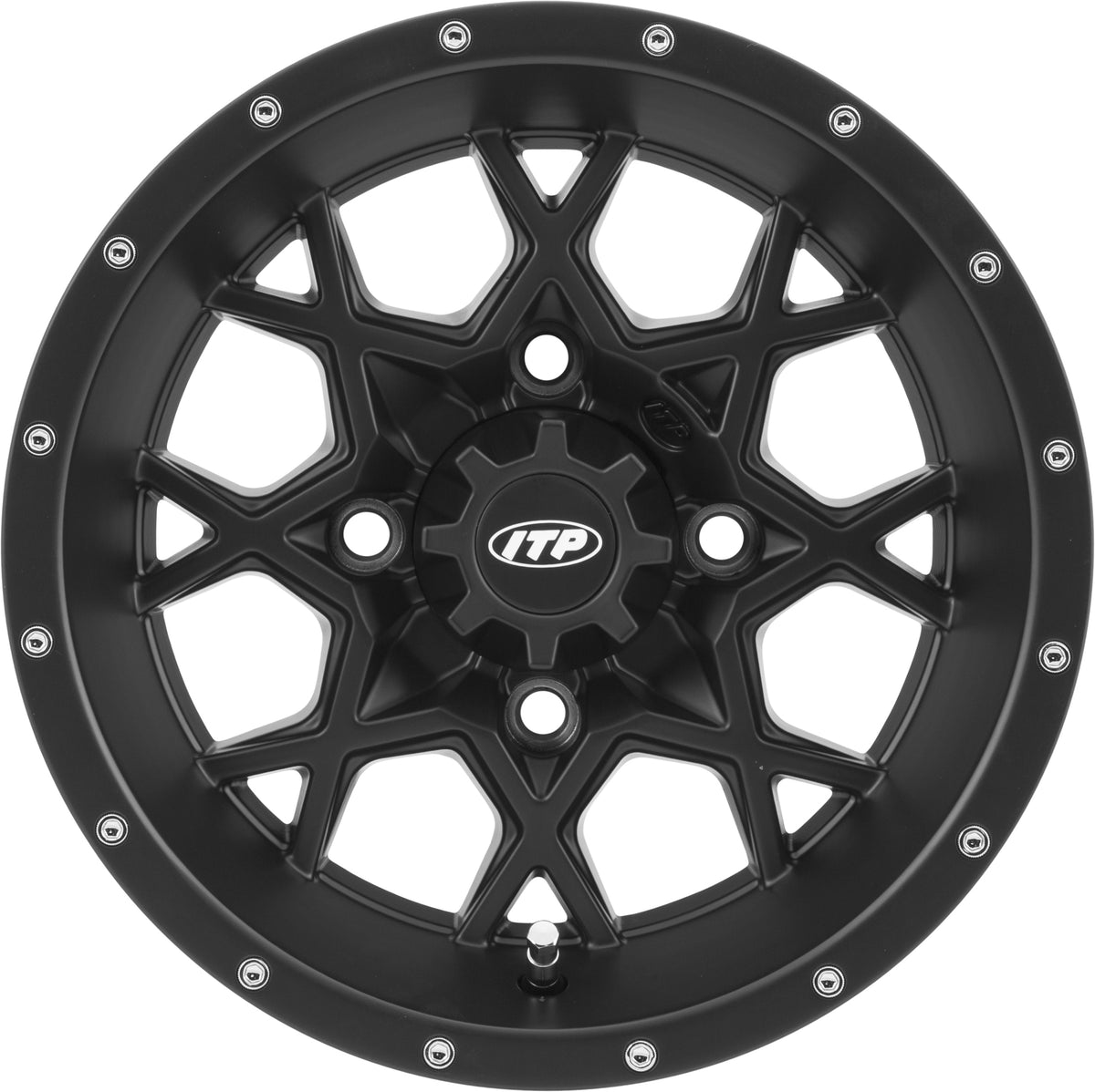 Hurricane 15x7 4/110 5+2 Black