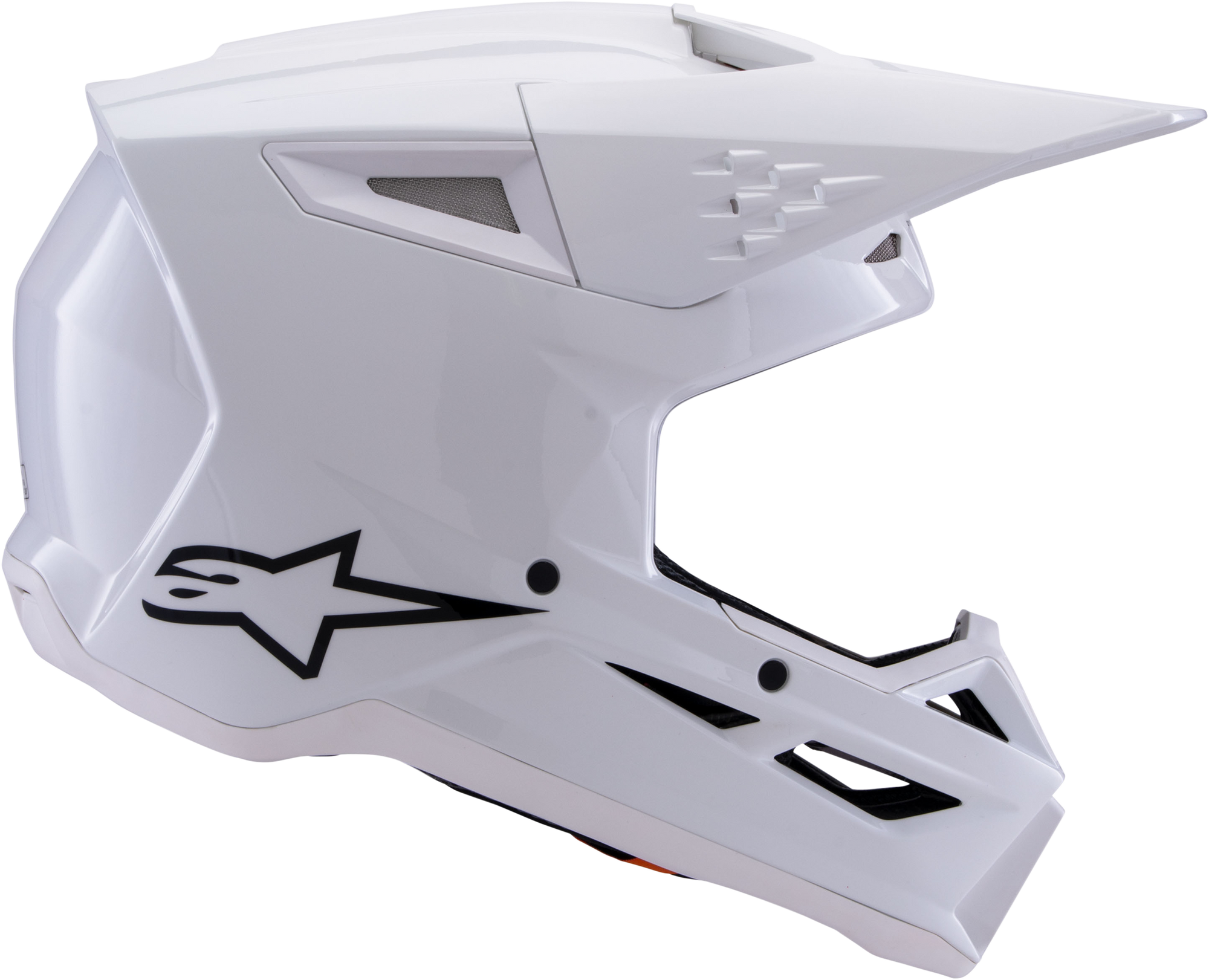 Sm3 Solid Helmet White Glossy 2x