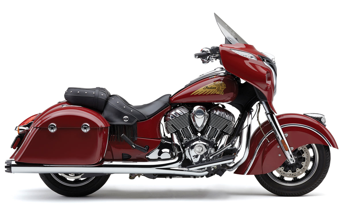 4&quot; Nh Dual Cut Slip Ons Chrome Indian Gen 2 Bag