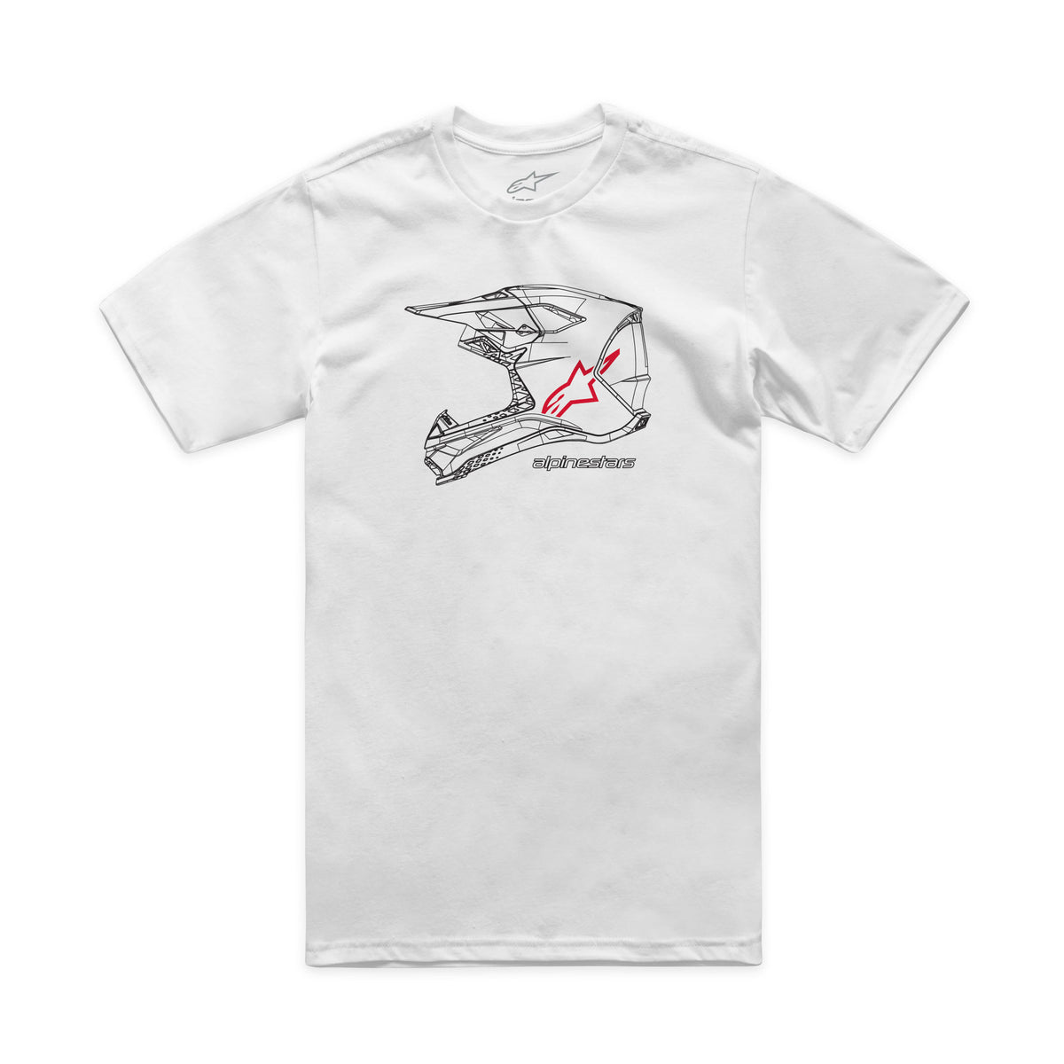 Mx Helmet Csf Tee White Xl