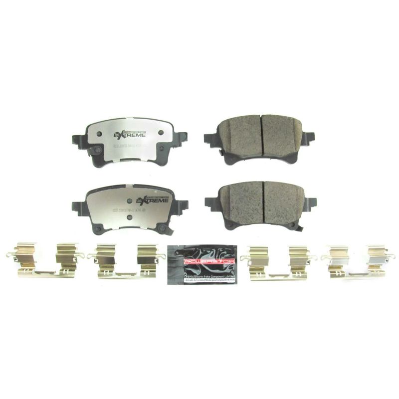 Power Stop 2020 Jeep Gladiator Rear Z36 Truck &amp; Tow Brake Pads w/Hardware