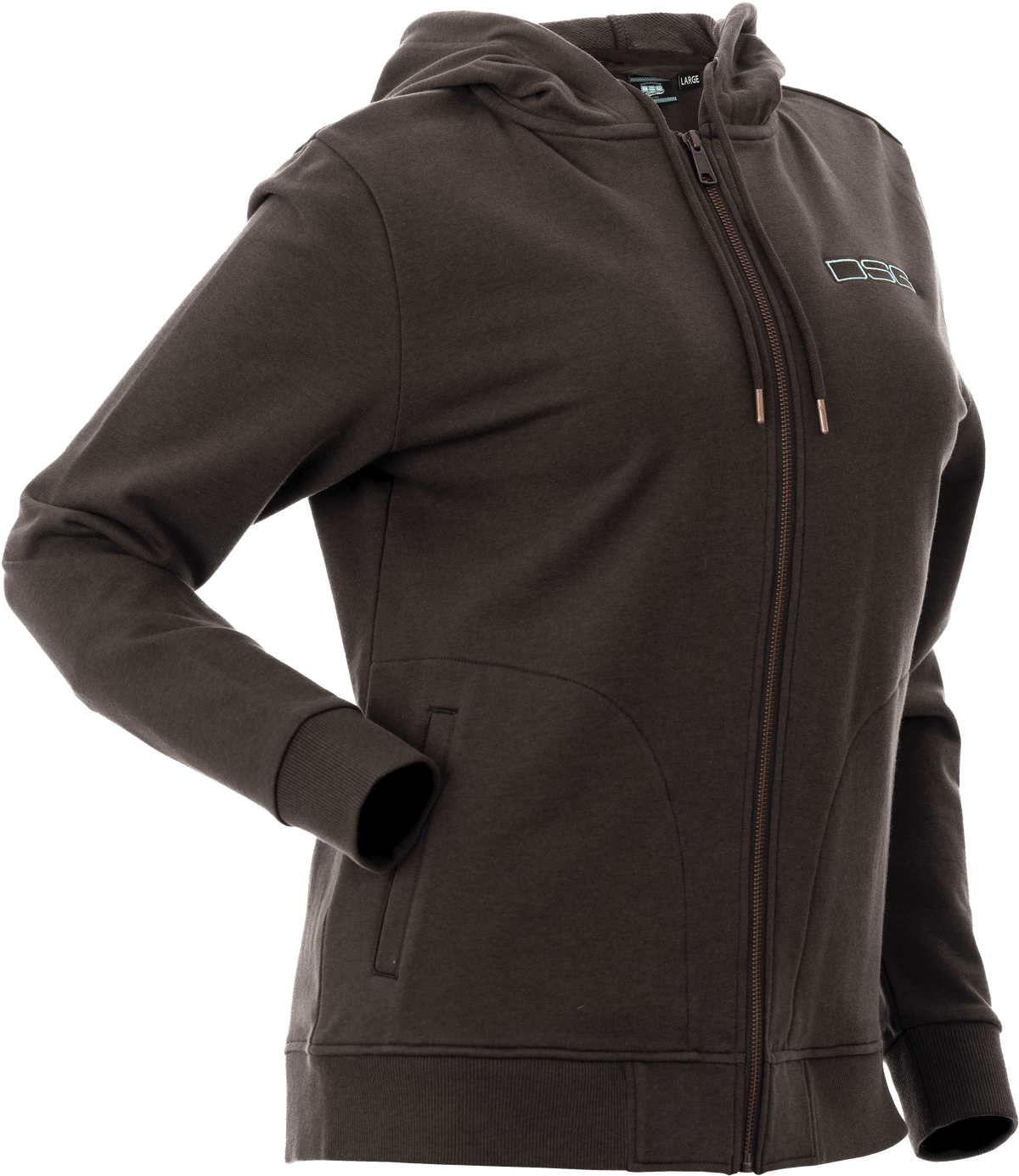 Neve Zip Up Hoodie Charcoal 2x