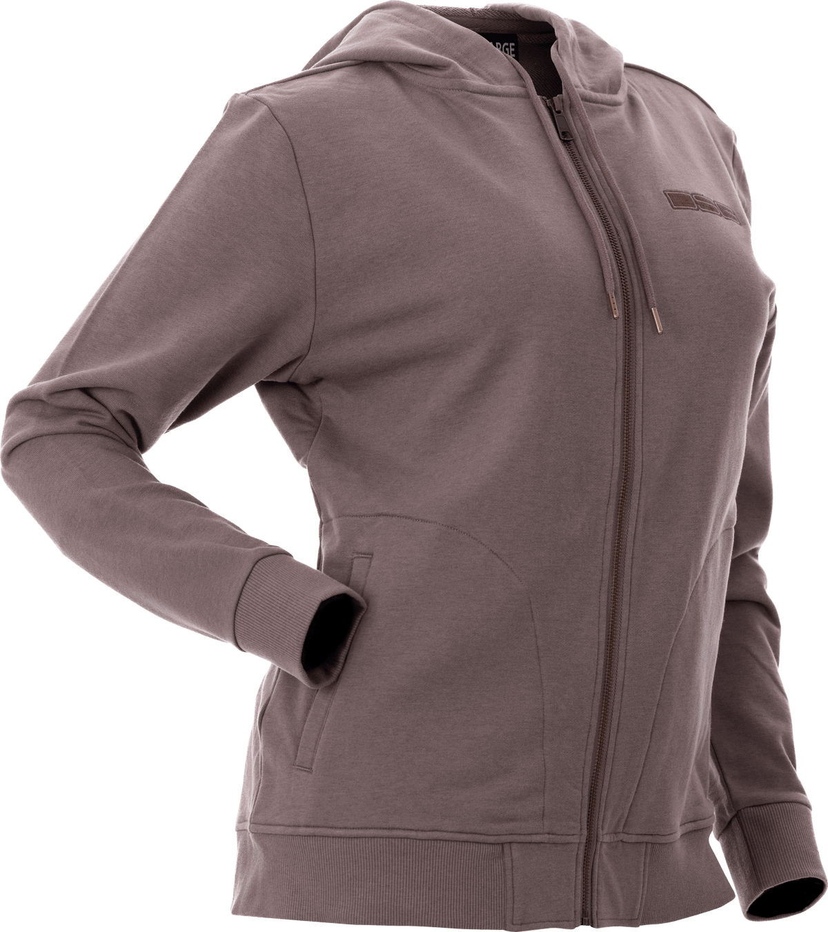 Neve Zip Up Hoodie Smoky Mauve 2x