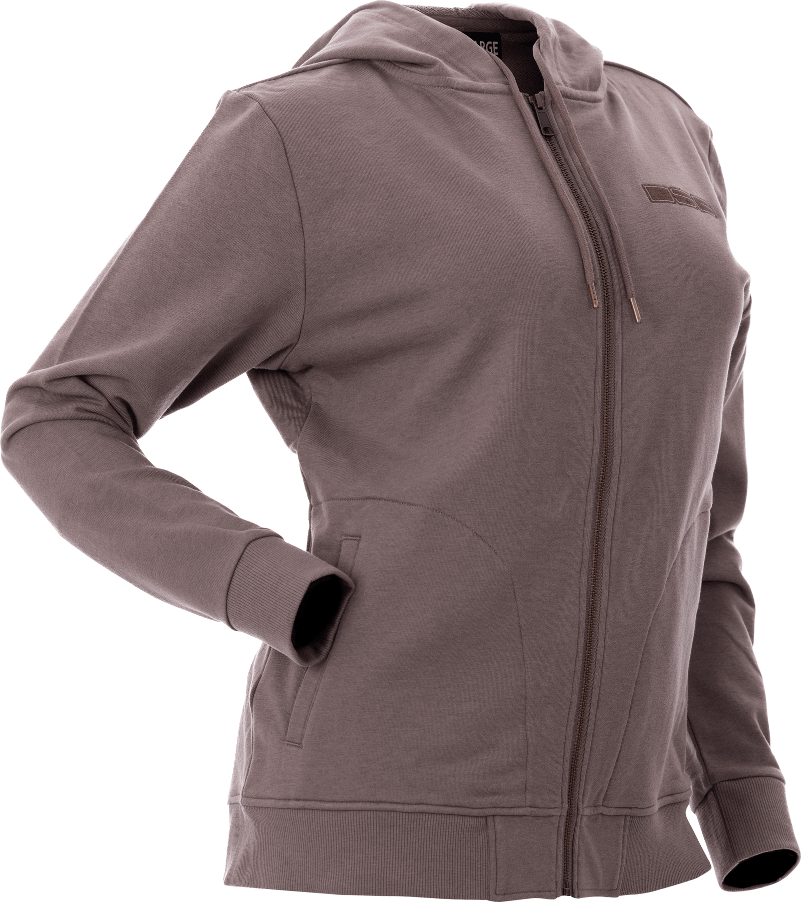 Neve Zip Up Hoodie Smoky Mauve 2x