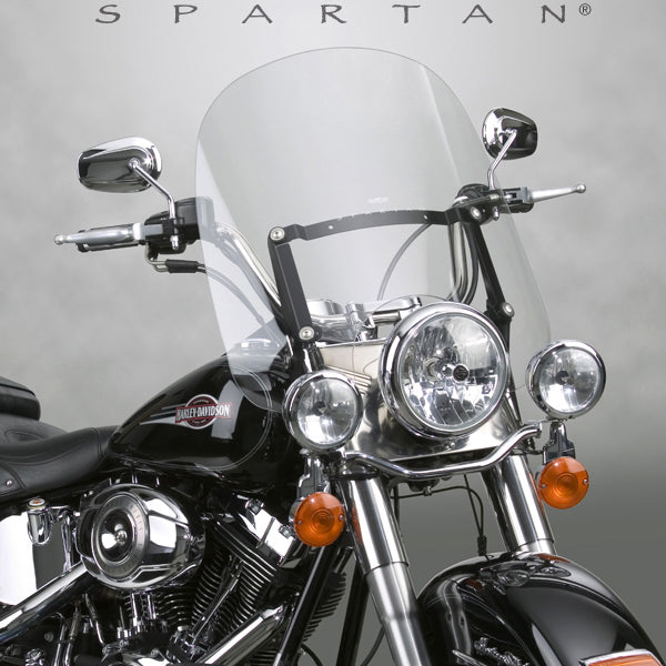 Spartan Windshield Clear Quick Release 18.5"