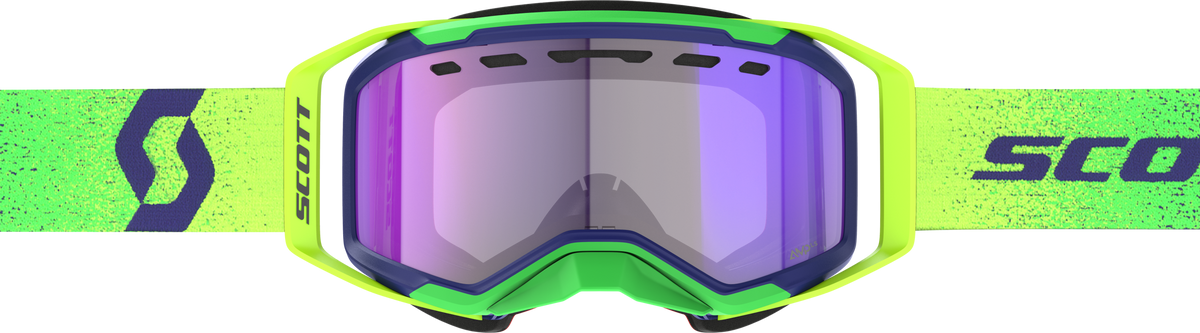 Prospect 2.0 Smb Ls Goggle Mdnt Prp/Sfty Ylw Ls Blue Chrm