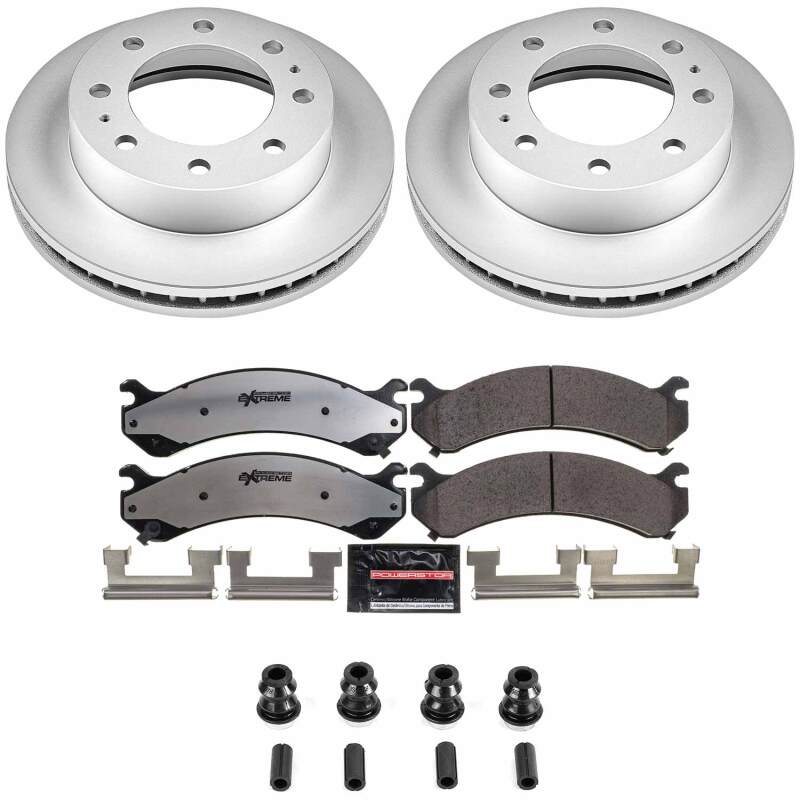 Power Stop 02-04 Chevrolet Avalanche 2500 Front Z36 Coated Truck &amp; Tow Brake Kit