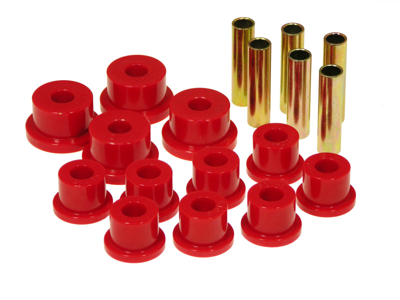 Prothane Suzuki Samurai Spring &amp; Shackle Bushings (Aftermarket Shackles) - Red