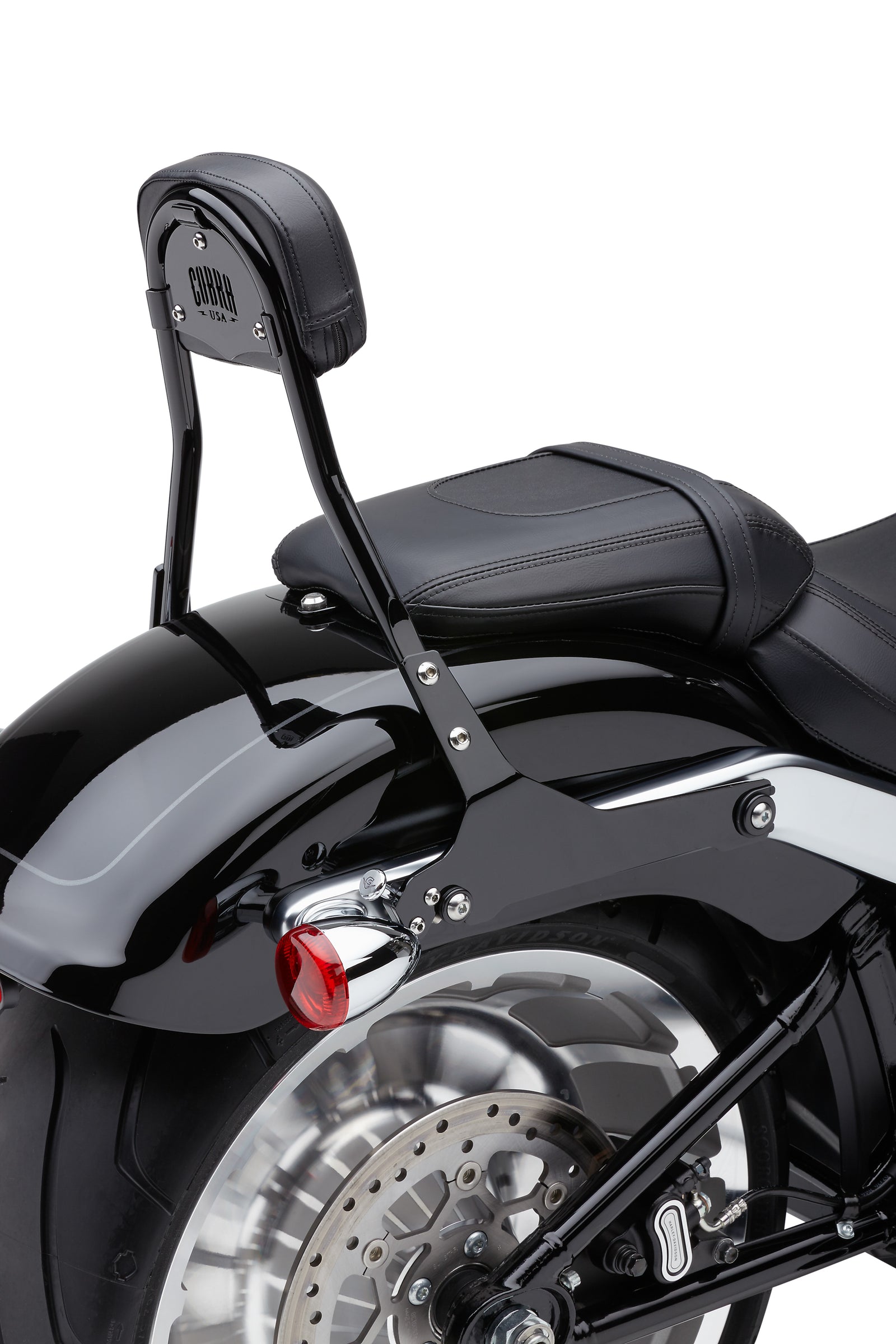 Detachable Backrest Round Black Flsb 18 22