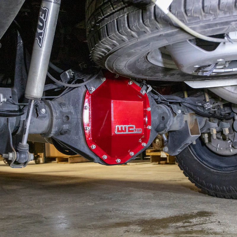 Wehrli 20-24 GM Duramax - 19-23 Ram HD Rear Differential Cover - Red