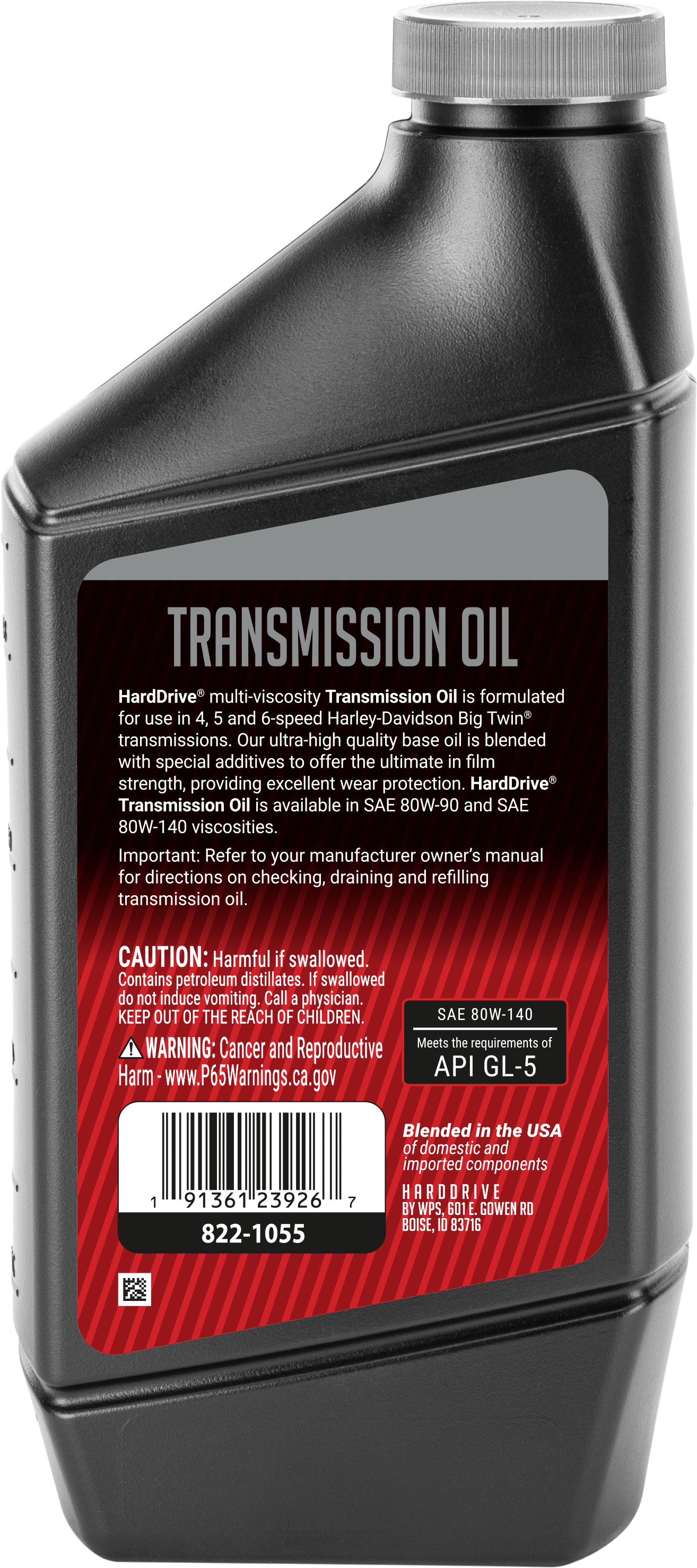 Synthetic Transmission Oil 80w140 1qt
