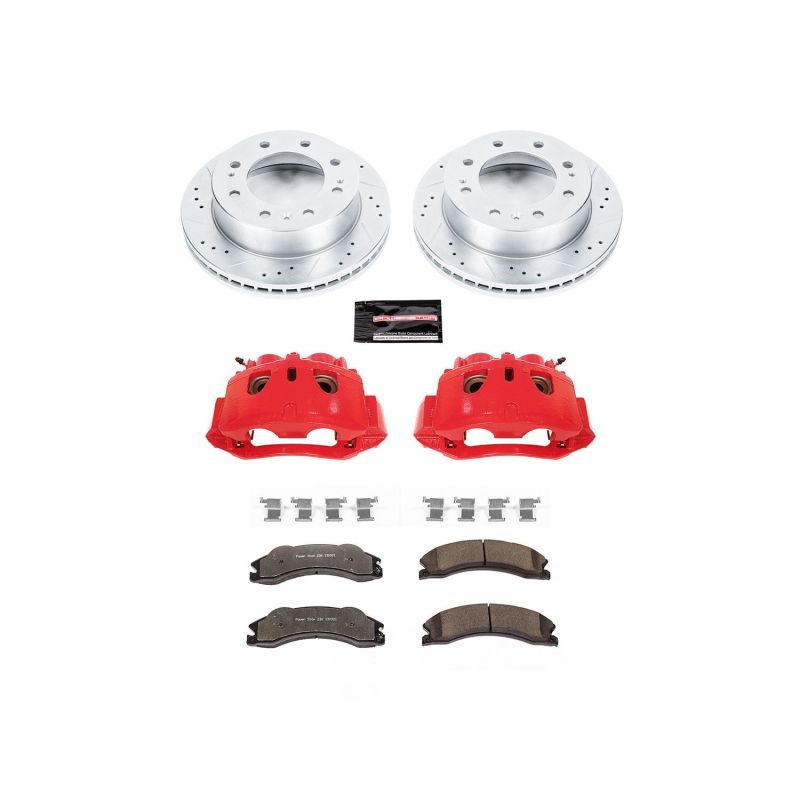 Power Stop 2011 Chevrolet Silverado 2500 HD Front Z36 Truck &amp; Tow Kit w/Cals