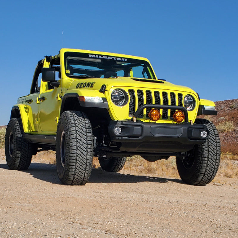 Nacho Lighting Jeep JL/JT SAE Combo Amber Plug N Play Fog Light Kit (3pc Bumper Kit)