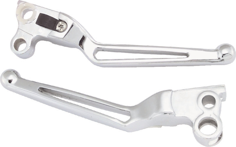 Bikers Choice 82-95 Big Twin &amp; XL Chrome Custom Slotted Lever Set