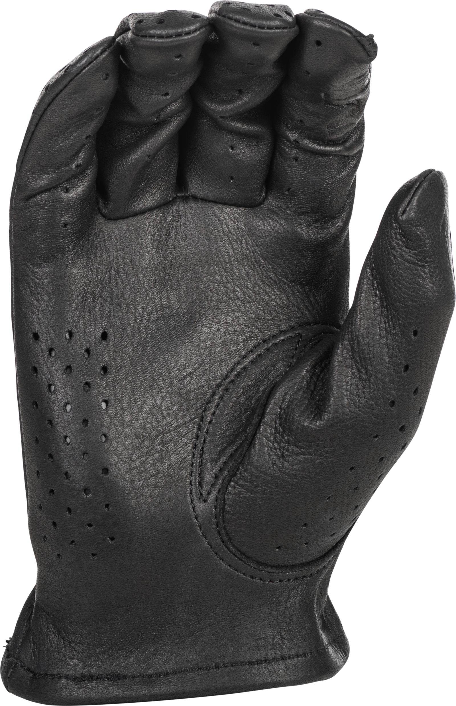 Louie Perforated Gloves Black Lg