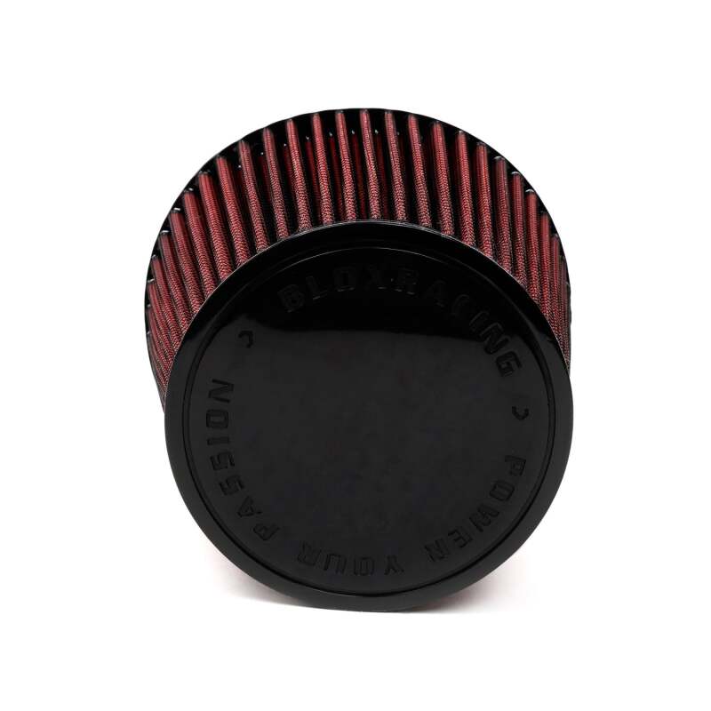 BLOX Racing Performance Filter Kit w/ 2.5inch  Velocity Stack Air Filter and 2.5inch Silicone Hose