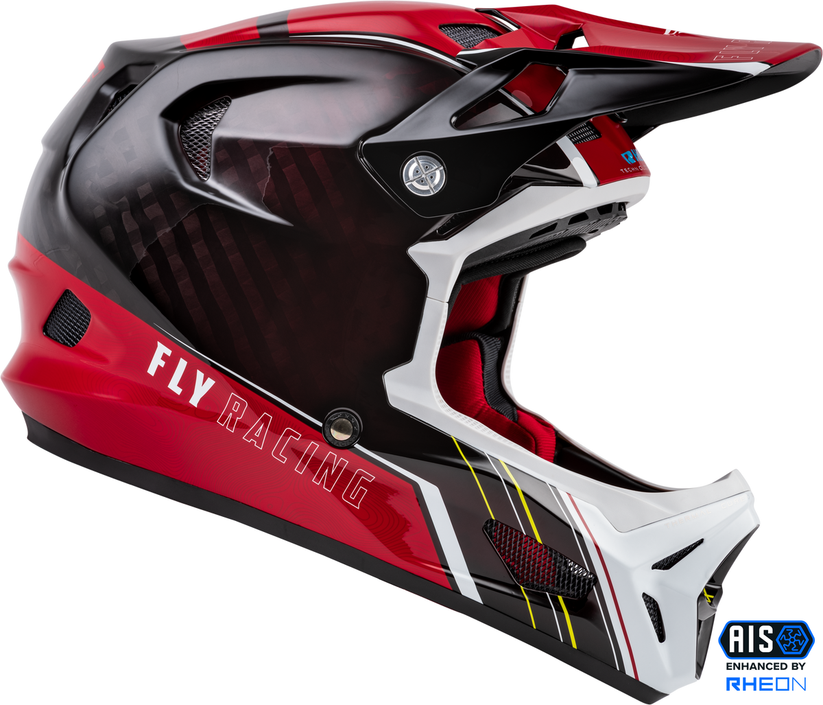 Youth Werx R Carbon Helmet Red Carbon Yl