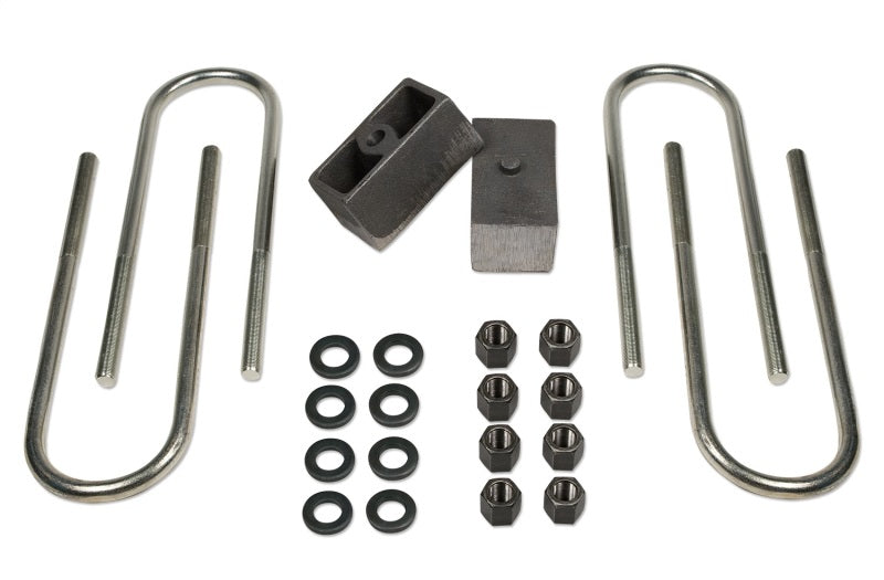 Tuff Country 73-87 Chevy Truck 3/4 Ton 4wd 2in Rear Block &amp; U-Bolt Kit