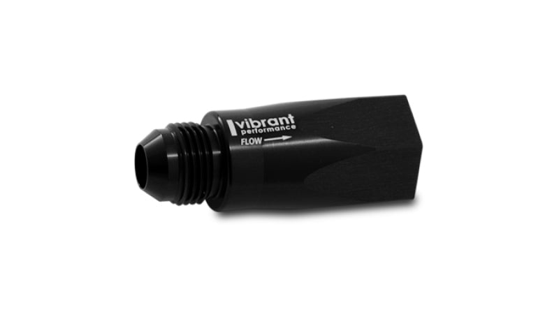 Vibrant -12AN Male  to Female -12ORB Inline Check Valve