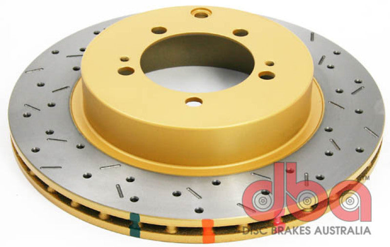DBA 03-05 Evo 8/9 Rear Drilled &amp; Slotted 4000 Series Rotor