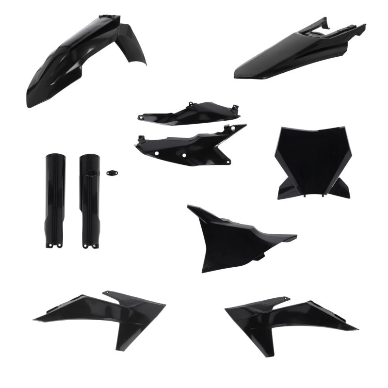 Acerbis 23-24 KTM 125-450 SX/SX-F/XC/XC-F Plastic Kit - Black