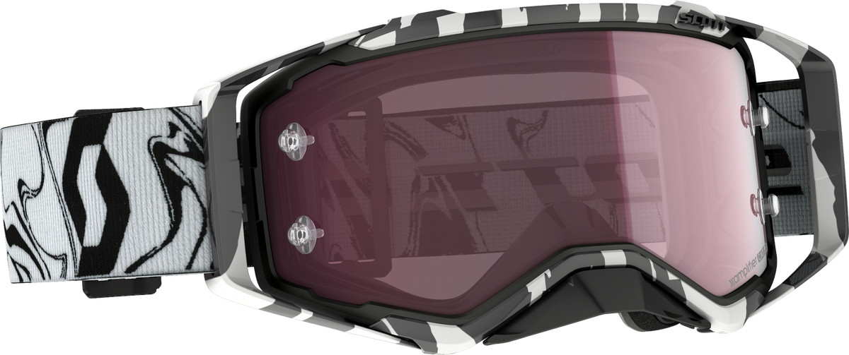 Prospect Goggle Mrbl Black/White W/Rose Amp Works