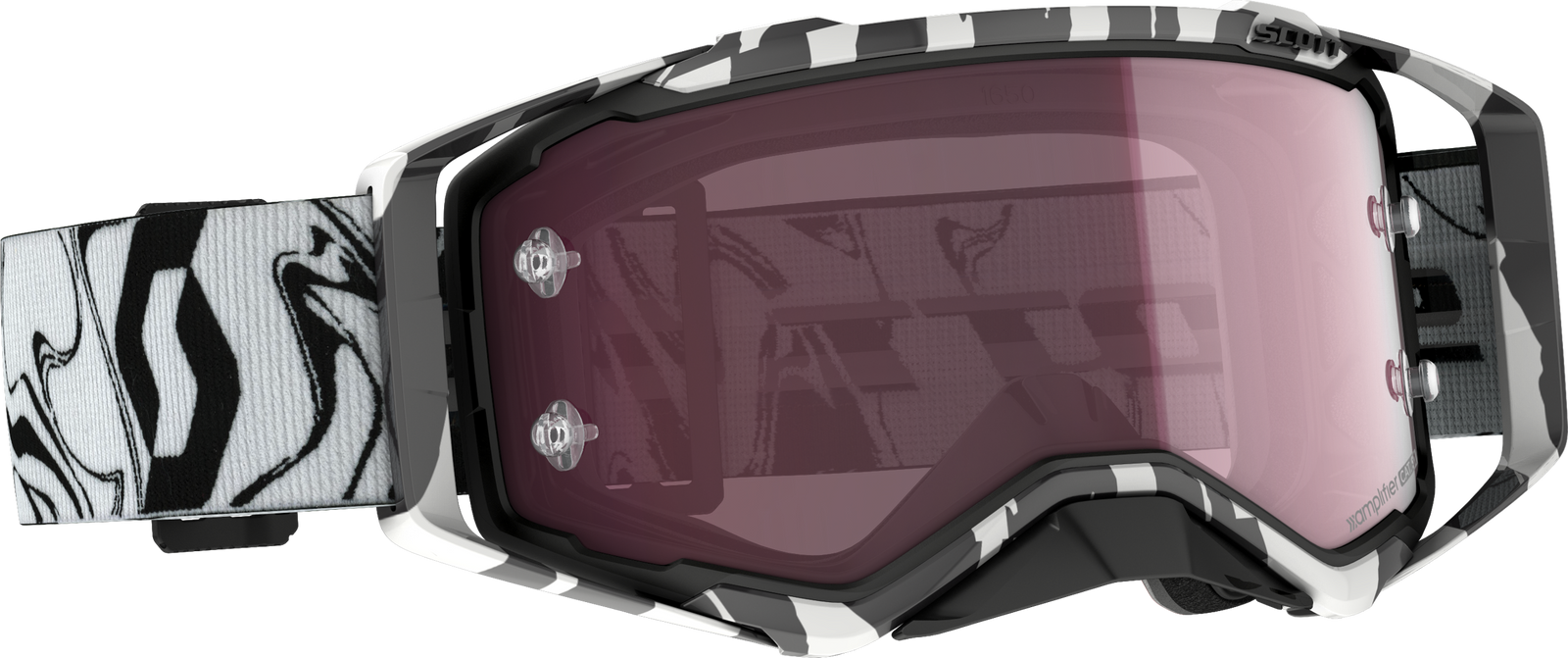 Prospect Goggle Mrbl Black/White W/Rose Amp Works
