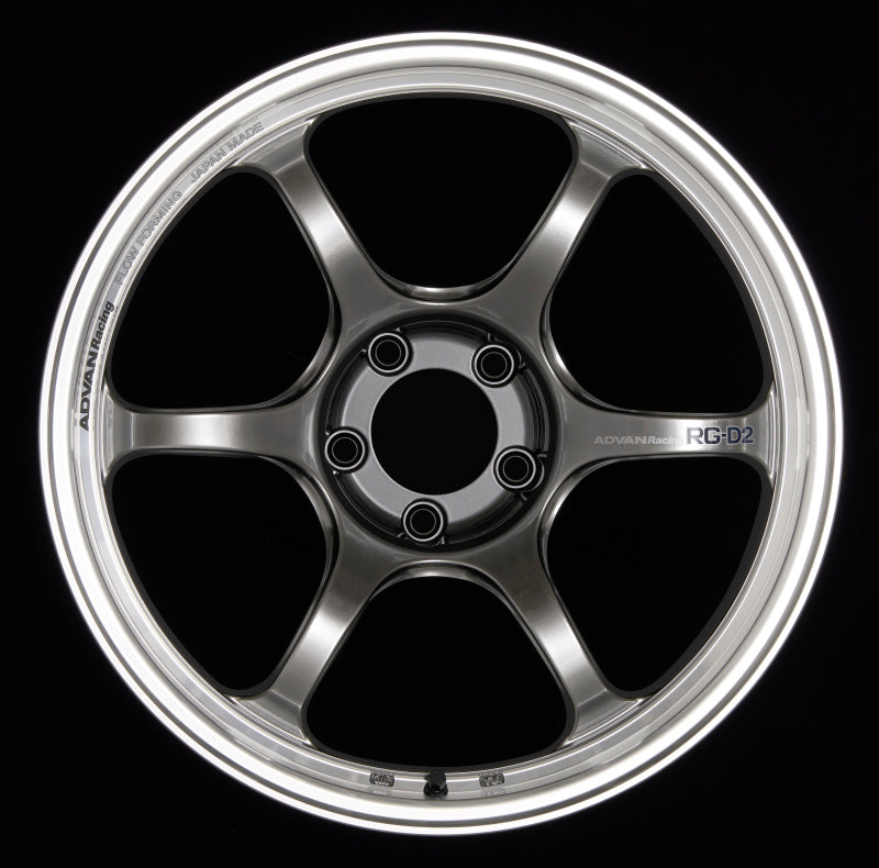 Advan RG-D2 15x8.0 +35 4x100 Machining and Racing Hyper Black Wheel