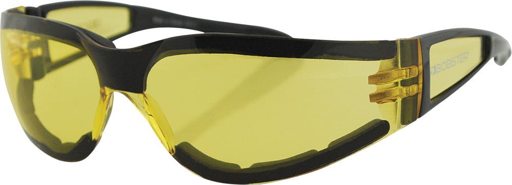 Shield Ii Sunglasses Black W/Yellow Lens