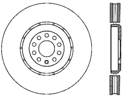 StopTech Slotted & Drilled Sport Brake Rotor