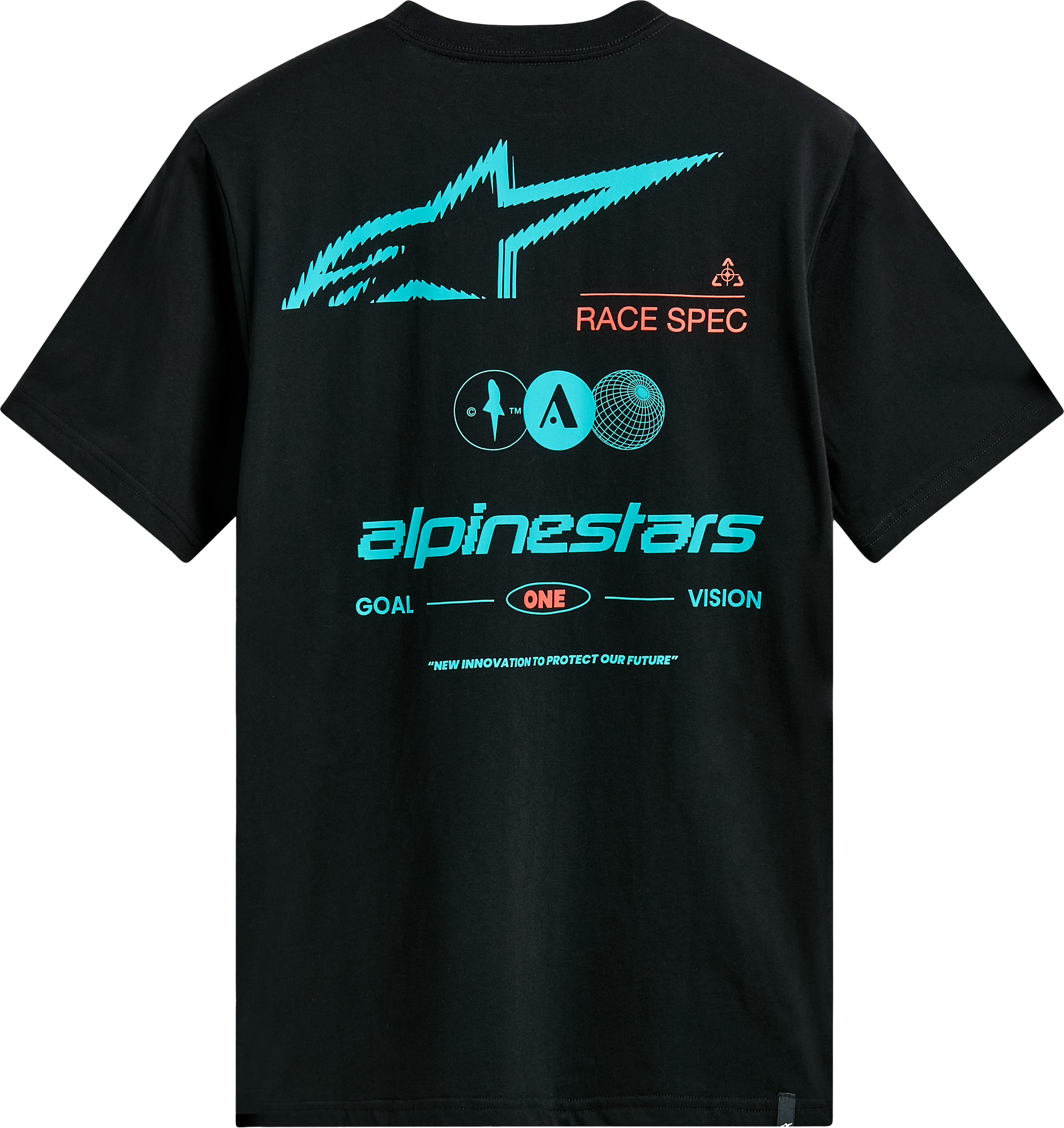 Asym Ss Csf Tee Black Lg